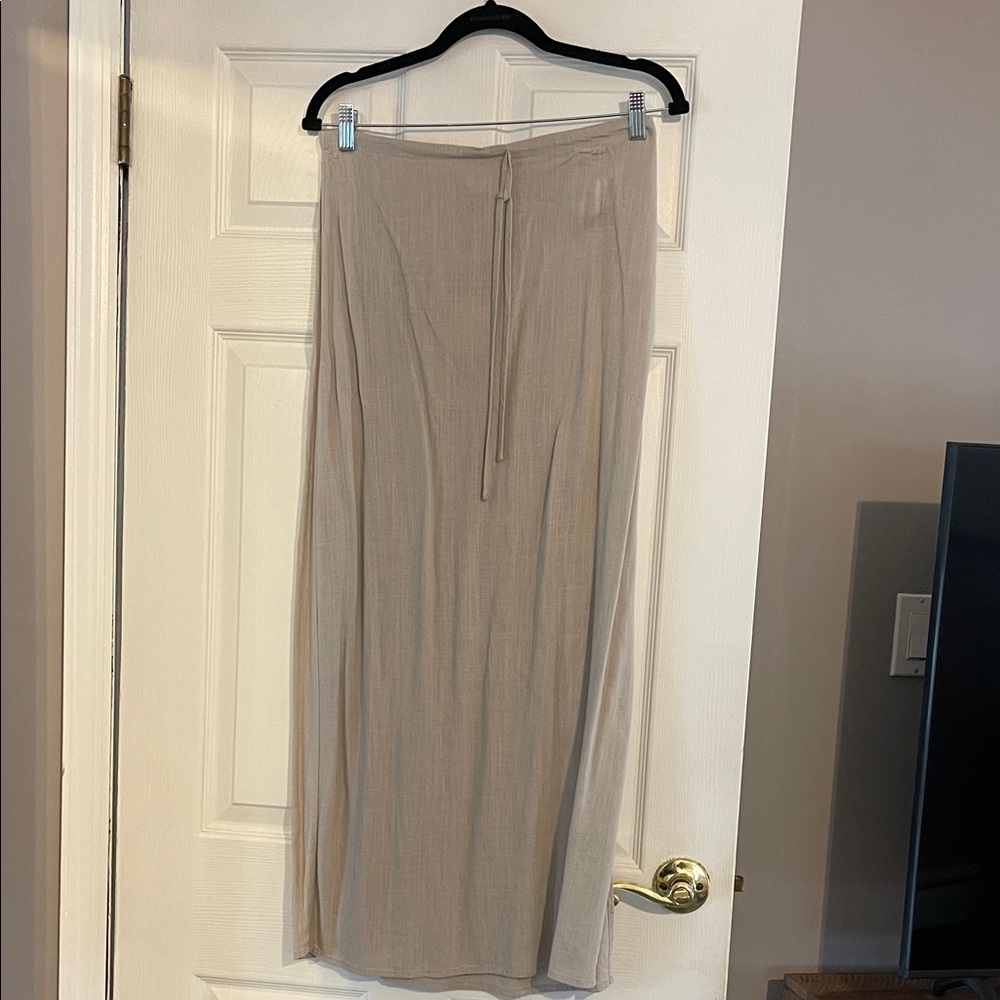 Happily Grey Maxi Skirt
